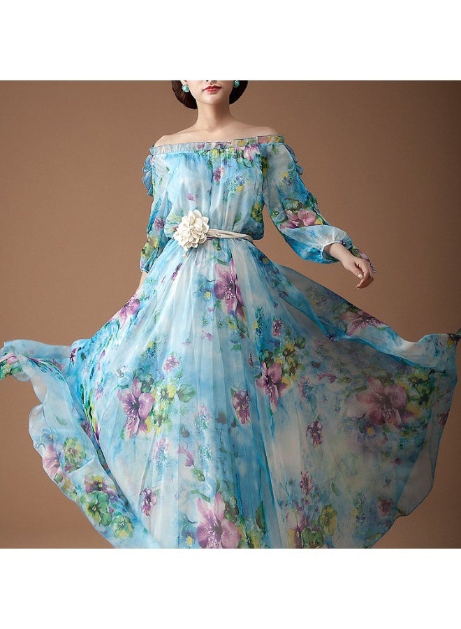 Womens Belts Waist Belt for Women Dress Knot Belt Rose Flower Leather belts - Image 4